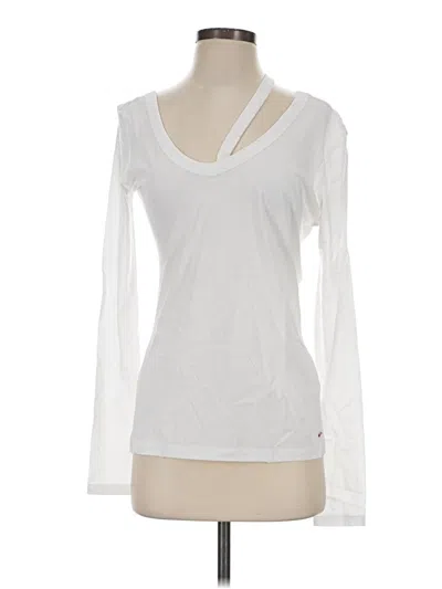 Pre-owned N:philanthropy Long Sleeve T-shirt In White