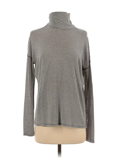 Pre-owned N:philanthropy Long Sleeve Turtleneck In Gray