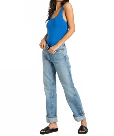 N:philanthropy Norma Scoop Neck Bodysuit In Palace Blue
