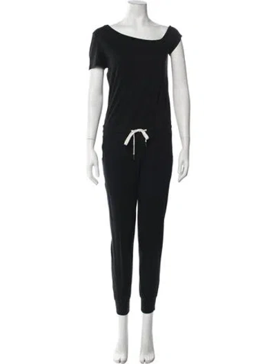 Pre-owned N:philanthropy Off-the-shoulder Jumpsuit In Black