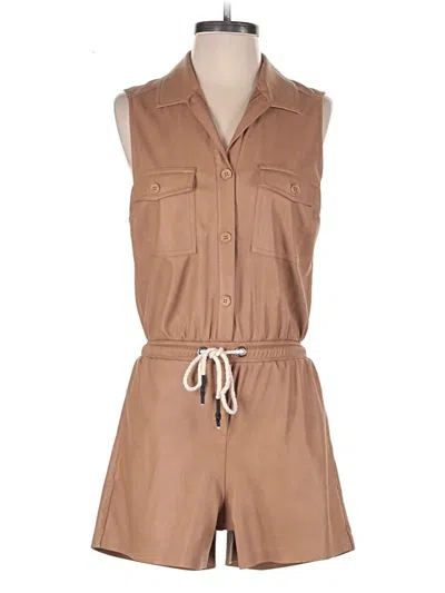 Pre-owned N:philanthropy Romper In Tan
