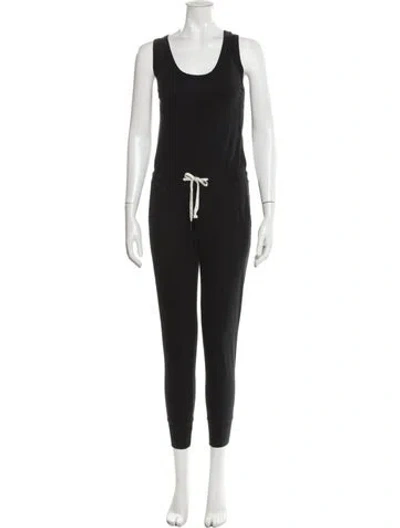 Pre-owned N:philanthropy Scoop Neck Jumpsuit In Black