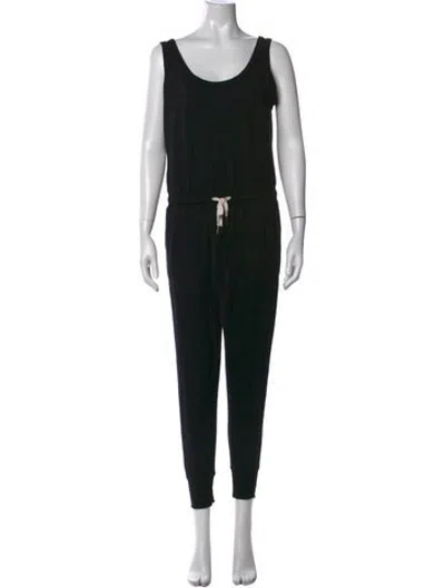 Pre-owned N:philanthropy Scoop Neck Jumpsuit In Black
