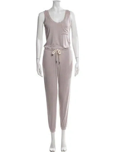 Pre-owned N:philanthropy Scoop Neck Jumpsuit In Neutral