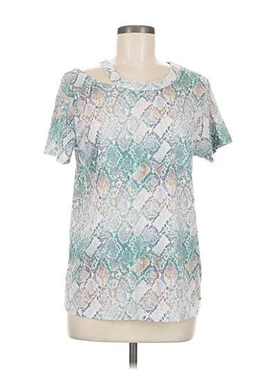 Pre-owned N:philanthropy Short Sleeve Blouse In Blue