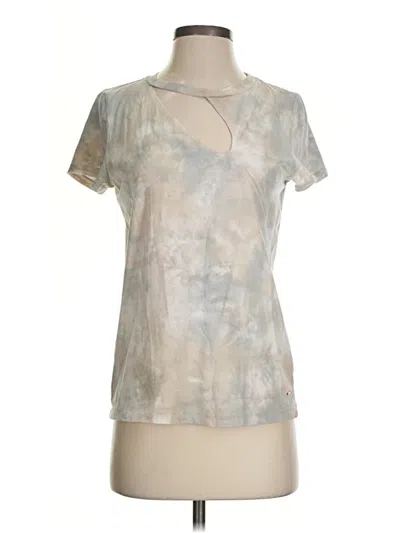 Pre-owned N:philanthropy Short Sleeve Blouse In Gray
