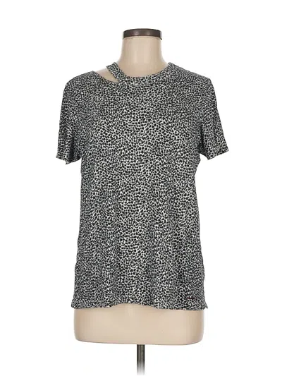 Pre-owned N:philanthropy Short Sleeve T-shirt In Silver