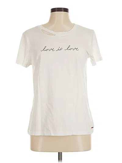 Pre-owned N:philanthropy Short Sleeve T-shirt In Ivory