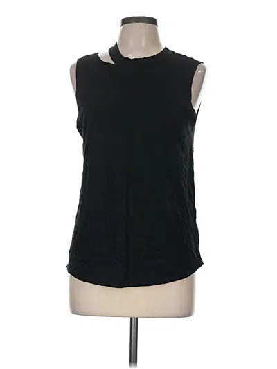 Pre-owned N:philanthropy Sleeveless Top Black Keyhole Neckline Tops