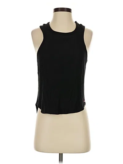 Pre-owned N:philanthropy Sleeveless Top Black Solid Pattern Halter Neckline Tops