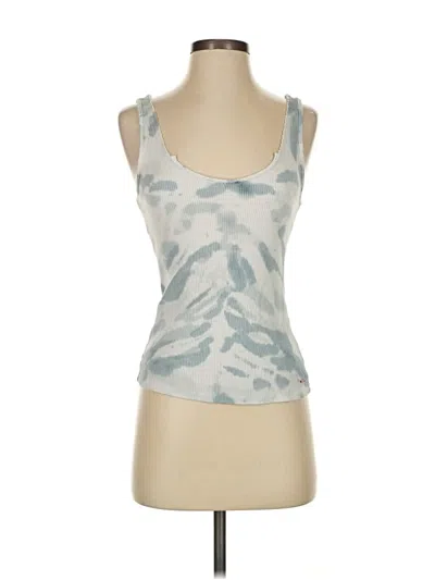 Pre-owned N:philanthropy Tank Top Silver Strapless Neckline Tops