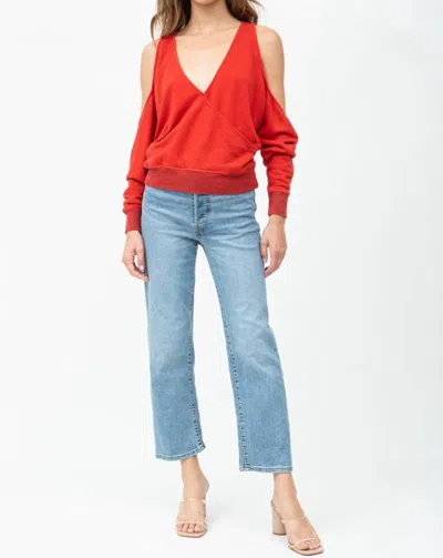 N:philanthropy Ventura Sweatshirt In Red In Orange