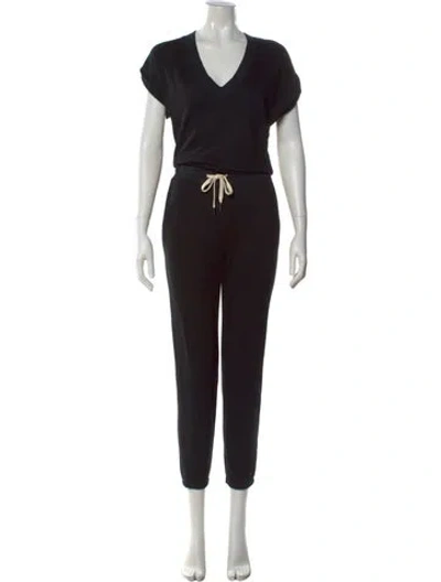 Pre-owned N:philanthropy V-neck Jumpsuit In Black
