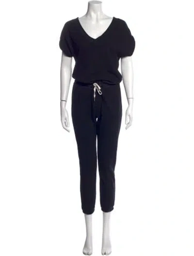 Pre-owned N:philanthropy V-neck Jumpsuit In Black