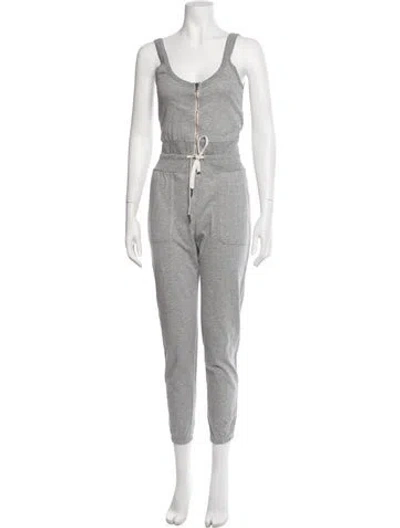 Pre-owned N:philanthropy V-neck Jumpsuit In Grey