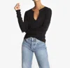 N:philanthropy Wednesday Long Sleeve In Black Cat In Multi