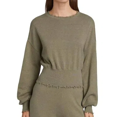 N:philanthropy Weylan Sweater In Dewy Moss In Orange