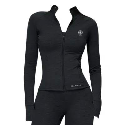 Nr Active Women's Black Fearless Performance Zip Jacket