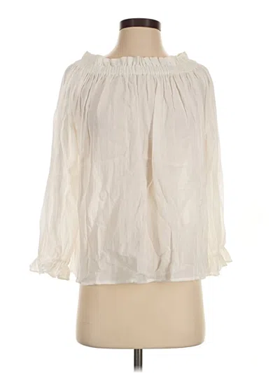 Pre-owned Nsf 3/4 Sleeve Blouse In Ivory