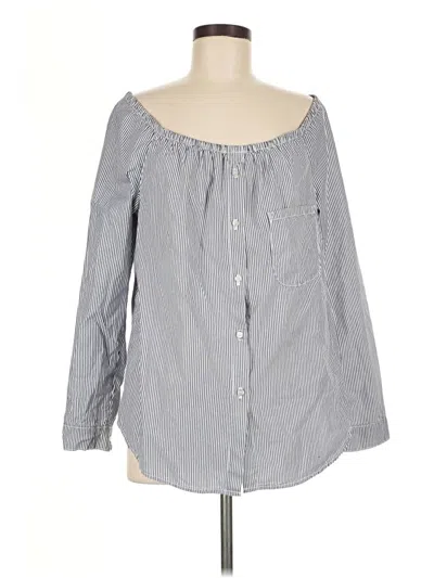 Pre-owned Nsf 3/4 Sleeve T-shirt In Gray