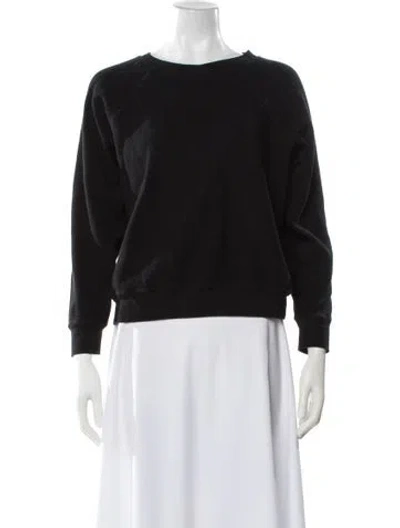 Pre-owned Nsf Bateau Neckline Sweater In Black