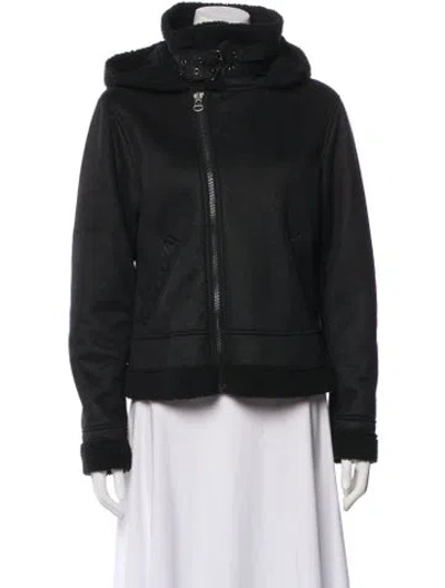 Pre-owned Nsf Biker Jacket In Black