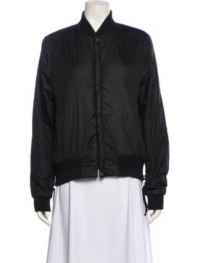 Pre-owned Nsf Bomber Jacket In Black