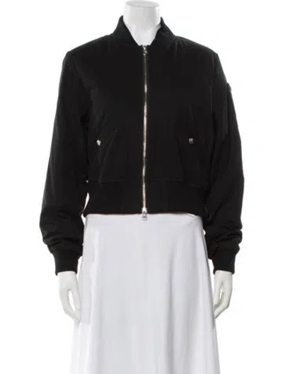 Pre-owned Nsf Bomber Jacket In Black