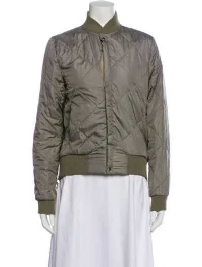 Pre-owned Nsf Bomber Jacket In Gray