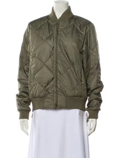 Pre-owned Nsf Bomber Jacket In Green