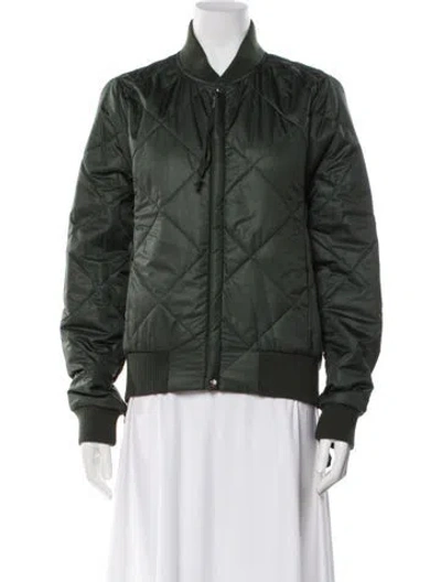 Pre-owned Nsf Bomber Jacket In Green