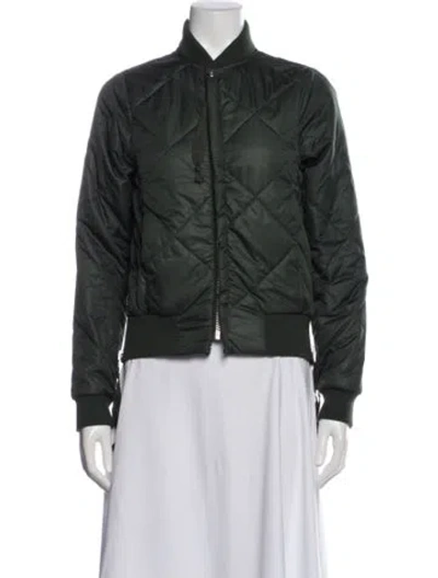 Pre-owned Nsf Bomber Jacket In Green