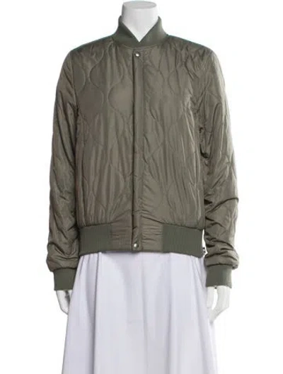 Pre-owned Nsf Bomber Jacket In Green