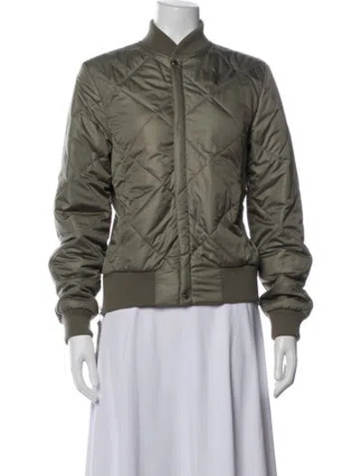 Pre-owned Nsf Bomber Jacket In Green