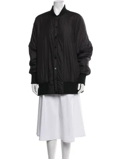 Pre-owned Nsf Bomber Jacket In Grey