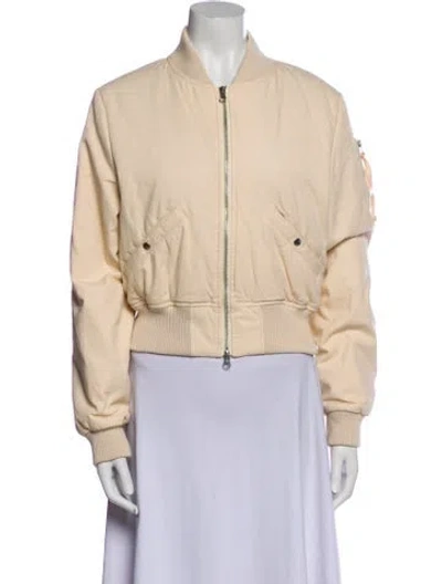 Pre-owned Nsf Bomber Jacket In Neutral