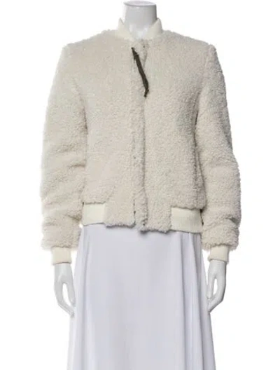 Pre-owned Nsf Bomber Jacket In Neutral