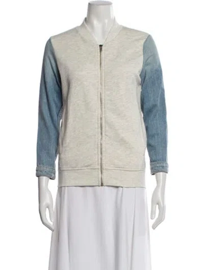 Pre-owned Nsf Bomber Jacket In White