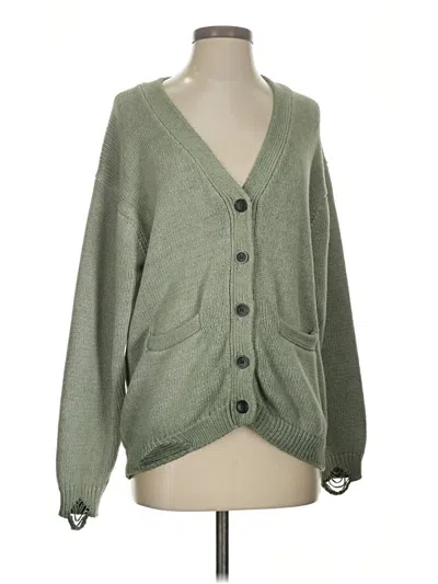 Pre-owned Nsf Cardigan Sweater In Green