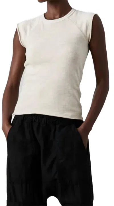 Nsf Chloe Tee In Ivory In White