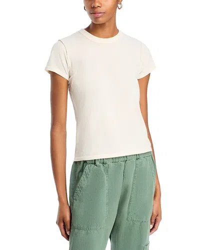 Nsf Clothing Alessi Shrunken Crewneck Tee In Ivory