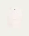 Nsf Clothing Amaya Rib Cropped Tank Top In Soft White