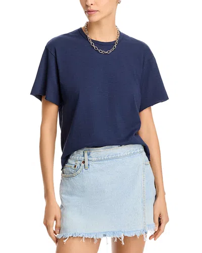 Nsf Clothing Harper Boxy Tee In Navy