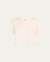 Nsf Clothing Harper Boxy Tee In Ivory