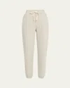 Nsf Clothing Isabella High-waist French Terry Joggers In Heather Grey