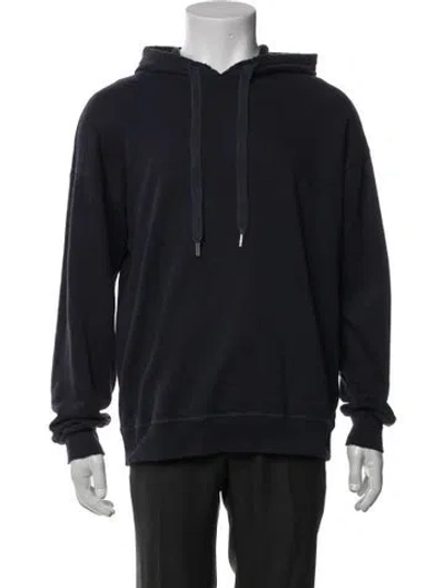Pre-owned Nsf Crew Neck Long Sleeve Hoodie In Black