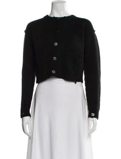 Pre-owned Nsf Crew Neck Sweater In Black