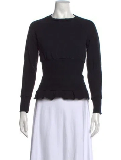 Pre-owned Nsf Crew Neck Sweater In Black