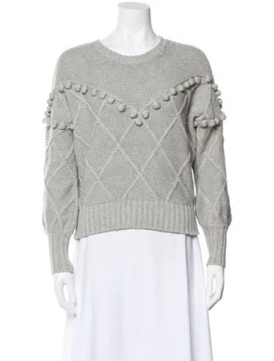 Pre-owned Nsf Crew Neck Sweater In Gray