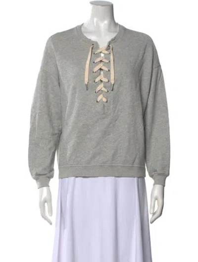 Pre-owned Nsf Crew Neck Sweater In Grey